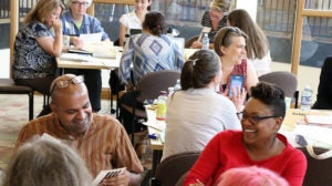 CDI participants working together in groups