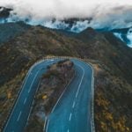 Road taking a U-Turn