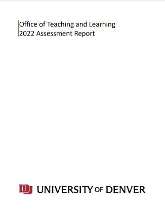 2023 Assessment Annual Report