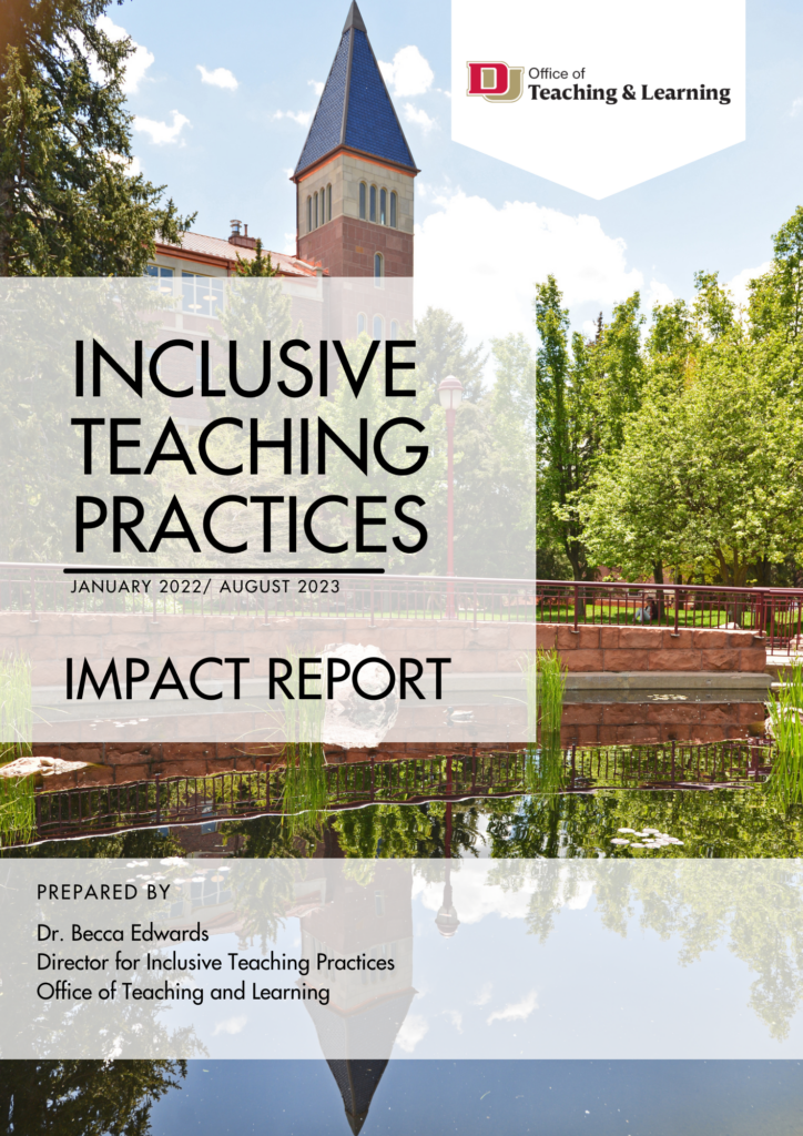 Inclusive Teaching Practices Impact Report 2022-2023