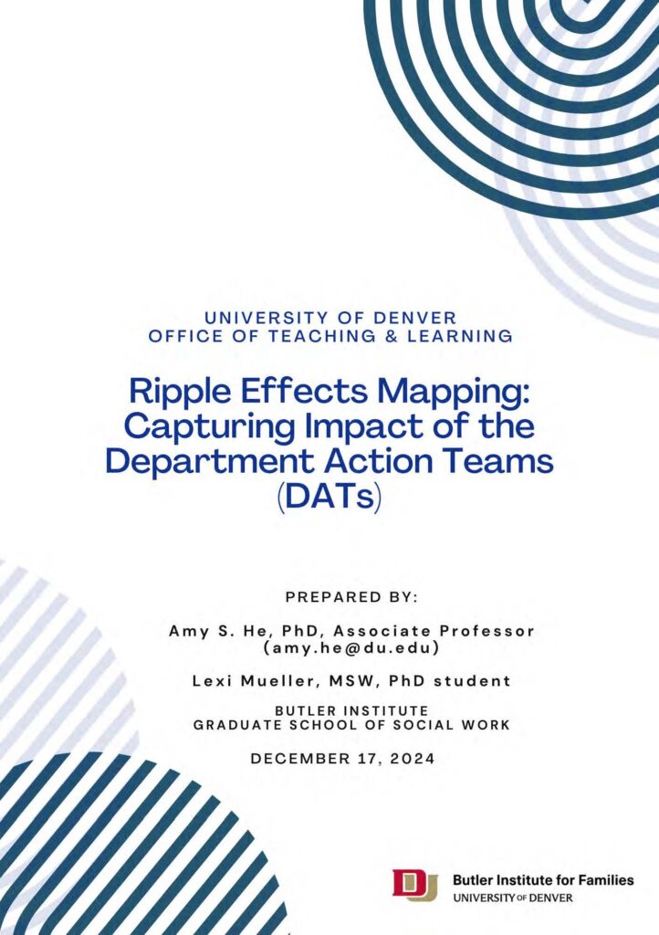 OTL Ripple Effects Mapping: Capturing Impact of the Department Action Teams (DATs)