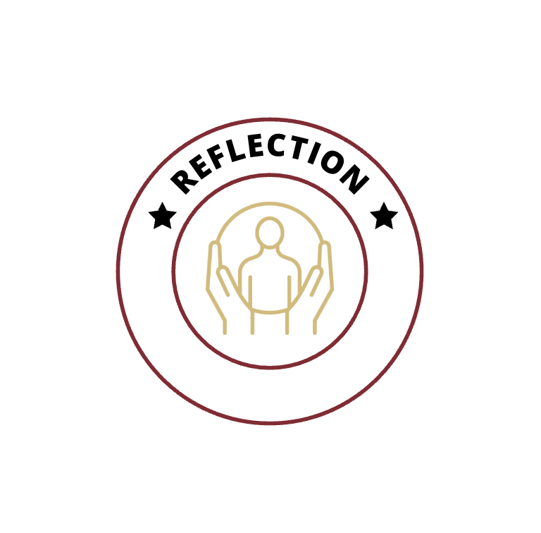 Icon representing skill learned: reflection