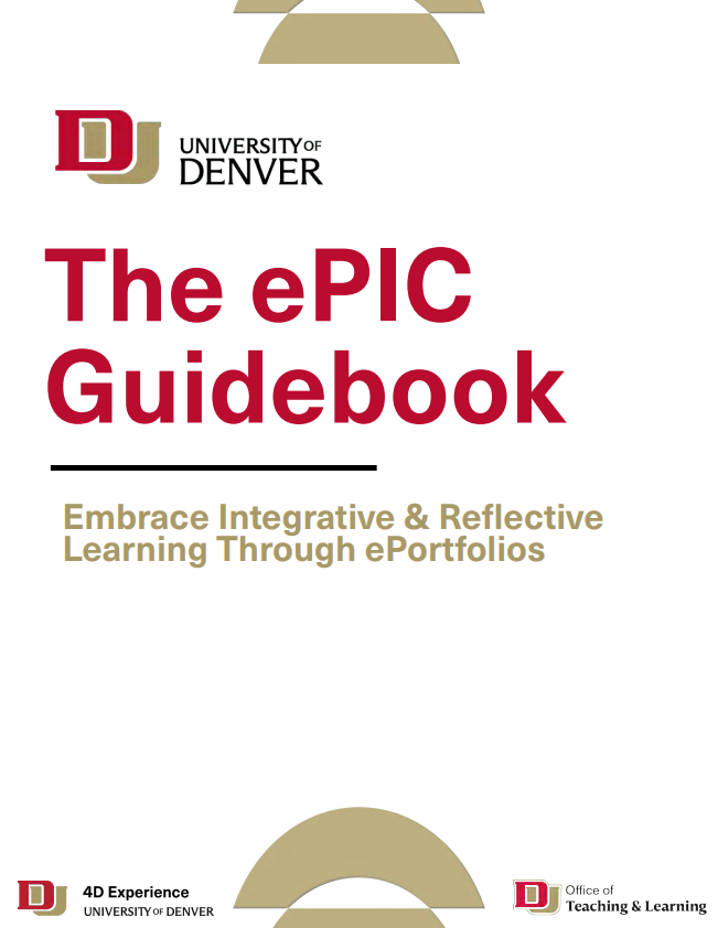 The ePIC Guidebook: Embracing Integrative & Reflective Learning Through ePortfolios