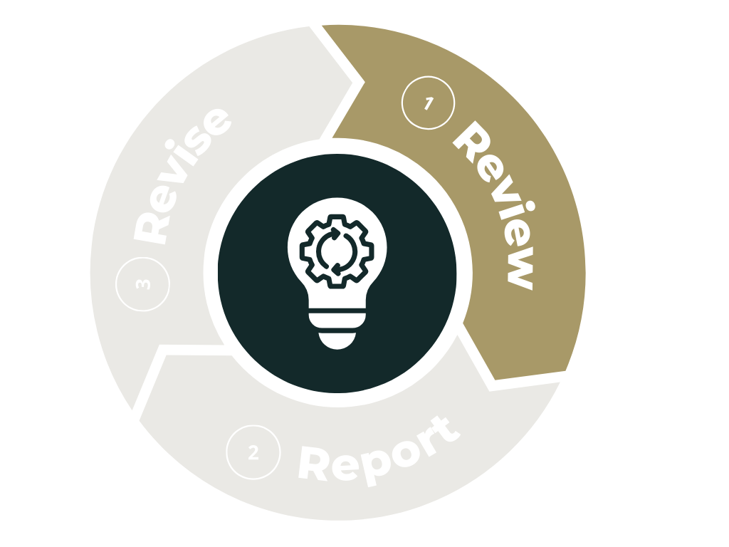 The review phase of the assessment cycle
